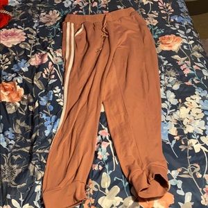 Pink sweatpants